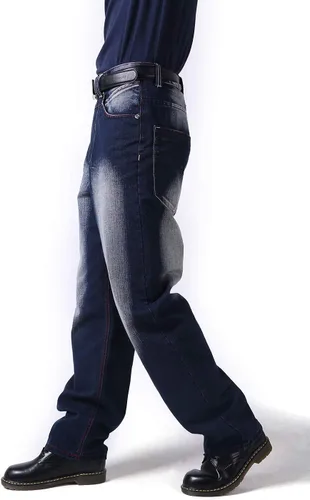 Vista 3 de Arlita pantalones vaqueros holgados para hombre con pierna recta