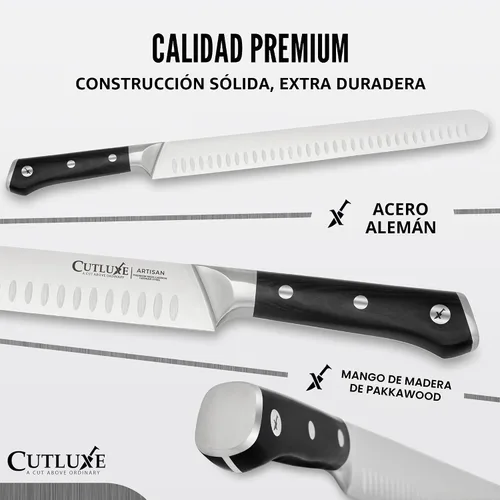 Vista 2 de Cutluxe Cuchillo de pechuga, cuchillo para tallar y rebanar de 12 pulgadas