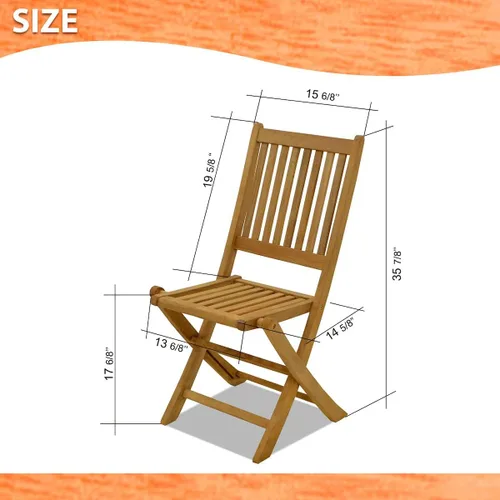 Vista 3 de Amazonia Teak Budapest - Juego de comedor rectangular de teca (7 piezas)