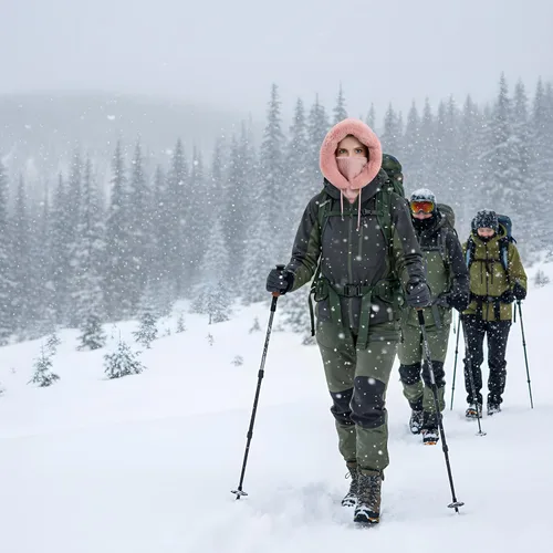 Vista 72 de HUAMULAN Gorro de invierno de una pieza para mujer, pasamontañas de forro polar, pasamontañas, máscara facial, bufanda, orejeras, esquí, nieve