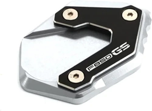 Vista 13 de Soporte lateral para motocicleta, placa de extensión para BMW F850GS F750GS F850 GS F 750 850 GSA 2018 2020 2021 2022 (color : A plateado F750GS)