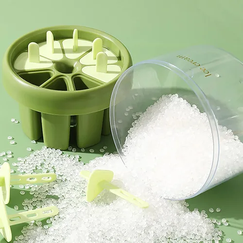 Vista 8 de Moldes de silicona para paletas de 8 piezas, moldes de paletas reutilizables, moldes de paletas de hielo, bricolaje, práctica máquina de paletas