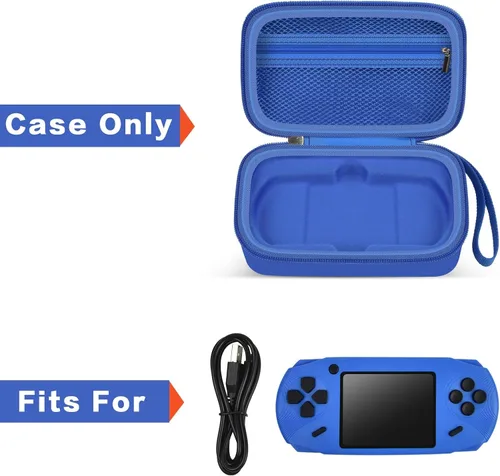 Vista 3 de casmilee Travel Carrying Case Compatible with Beijue 16 Bit Handheld Games+Retro Gaming Console Case for R36MAX Game Consoles