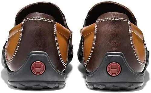 Vista 4 de Cole Haan Mocasín veneciano Tucker para hombre, Marrón