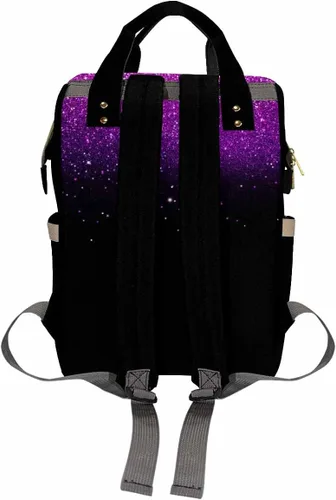 Vista 4 de Artsadd Bolsa de pañales personalizada con nombre Mochila de bebé personalizada para mamá, pattern 02, Mochilas Daypack