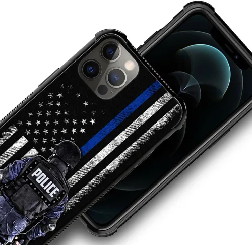 Vista 3 de DJSOK Funda para iPhone 13 Pro Max, diseño de patrón de lujo, a prueba de golpes, funda resistente a prueba de golpes, para hombre y mujer, bandera