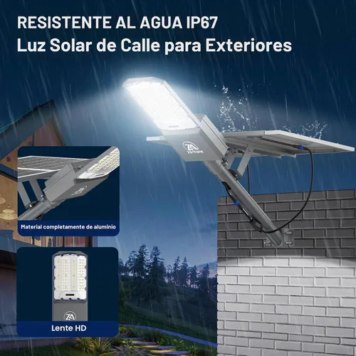 Vista 6 de luz de inundación solar al aire libre de la seguridad solar de las luces