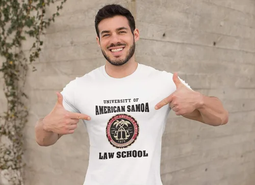 Vista 2 de University of American Samoa Law School DT Adult T-Shirt