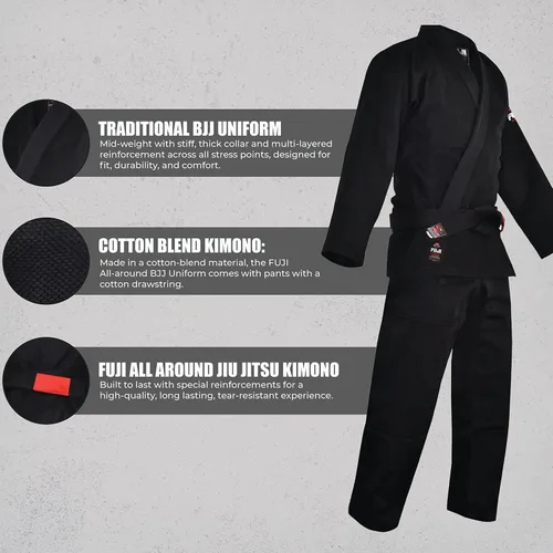 Vista 5 de FUJI All-Around BJJ Uniform BJJ & Jiu Jitsu Gi