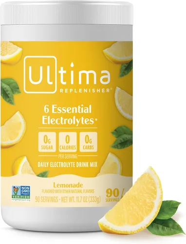 Vista 12 de Ultima replenisher Electrolyte polvo Nueva Fórmula, 1, 1 Zero Sugar Grape Hydration Powder with 6 Electrolytes & Minerals - Sugar Free