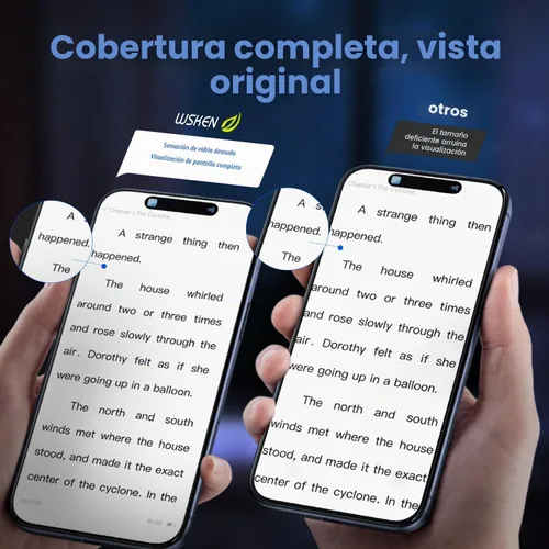 Vista 3 de WSKEN Protector de pantalla de privacidad para iPhone 17 Pro, vidrio templado de cobertura completa, pantalla privada antiespía de 24°, herramienta