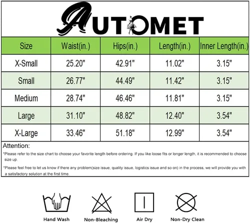 Vista 5 de AUTOMET Pantalones cortos deportivos de talle alto para mujer, pantalones cortos elásticos casuales de verano para correr, pantalones cortos