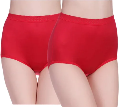 Vista 13 de Forever Angel - Calzones de tiro alto para mujer, 100% seda