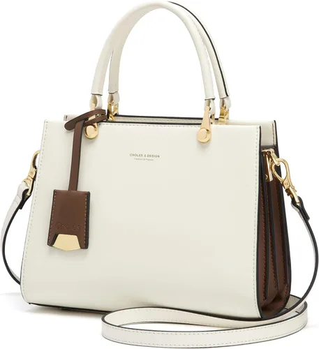 Vista 14 de Cnoles Bolsos de mano para mujer, de gran capacidad, bolso de hombro con asa para mujer