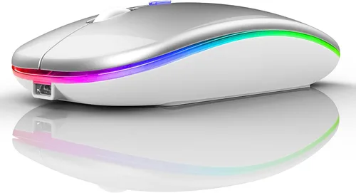 Vista 20 de PEIBO Mouse Inalámbrico Bluetooth para Laptop, Mac, MacBook, iPad, MacBook Air, MacBook Pro, PC, Computadora de Escritorio, Windows, Chromebook