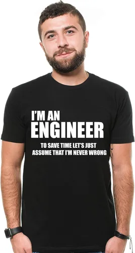 Vista 3 de Im an Engineer Camiseta Clásica Divertida Regalo Padre Día