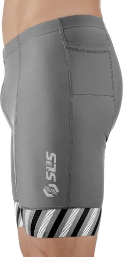 Vista 35 de SLS3 Pantalones cortos de triatlón para hombre – Tri Shorts para hombre – 2 bolsillos FRT – Diseñado por atletas para carreras