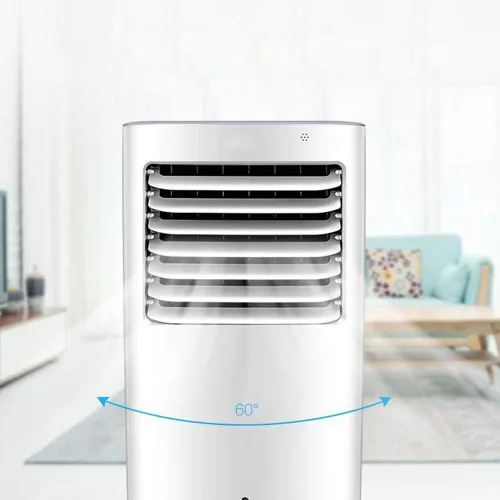 Vista 6 de Ventilador de refrigeración por evaporación, con control remoto, enfriador de aire portátil sin aspas, ventilador eléctrico y humidificador