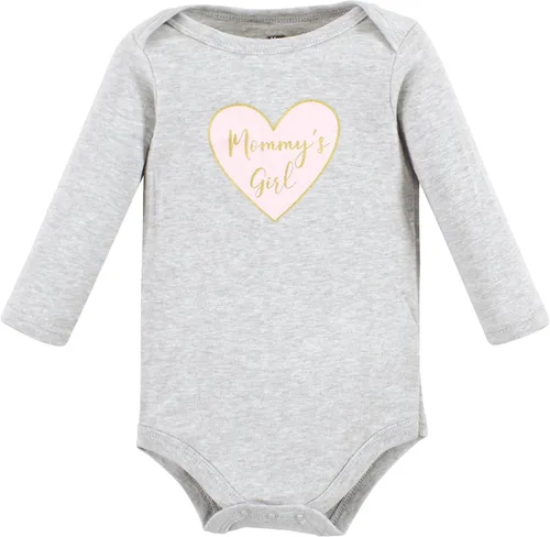 Vista 5 de Hudson Baby Body unisex de algodón de manga larga, para bebé