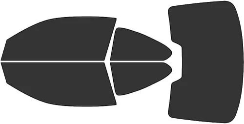 Vista 8 de Rvinyl Kit de tinte de ventana compatible con BMW Serie 3 2007-2013 (Coupe) - Kit de precorte trasero - 5%