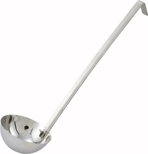 Vista 2 de Winco Cucharón de acero inoxidable de 2 piezas, 2 onzas