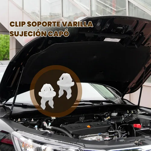Vista 7 de Soporte de capó 10 piezas de clip para soporte de varilla – Compatible con Honda Accord Odyssey Prelude - 91503-SS0-003