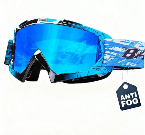 Vista 14 de Gafas de esquí antivaho OTG para adultos y niños, gafas de snowboard con 100% protección UV y ajuste antideslizante para esquí