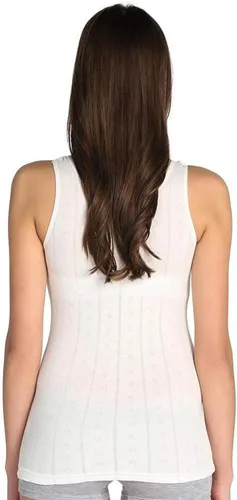 Vista 10 de VAVONNE Camiseta sin mangas tipo camisola para mujer, toda de algodón, aireada, suave y cómoda