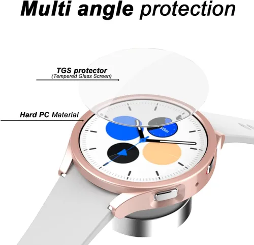Vista 2 de Rc-Z - Funda protectora de pantalla para Samsung Galaxy Watch 5 4 de 1.575 in (6+6 unidades)