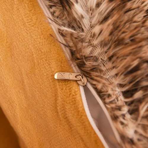 Vista 6 de Mengersi Funda de edredón con estampado de leopardo, tamaño individual, funda de edredón de piel sintética lanuda y esponjosa, funda de edredón