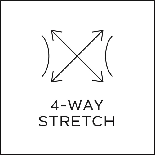 Vista 5 de Van Heusen - Pantalón de corte ajustado con frente plana elástica para hombre