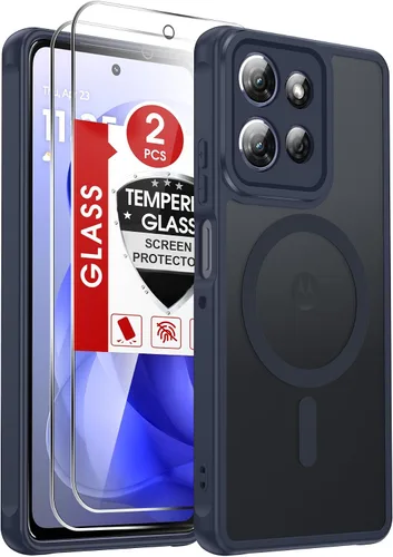 Vista 372 de LeYi Funda para teléfono Samsung-S23: protector de pantalla e imán MagSafe Púrpura