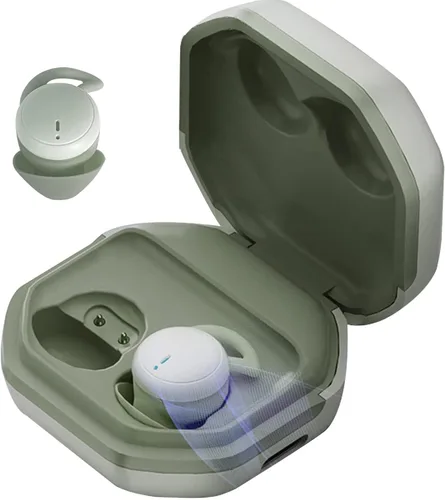 Vista 10 de Xmenha Audífonos invisibles para dormir, inalámbricos, pequeños, pequeños, discretos, con cancelación de ruido, auriculares para dormir, Bluetooth