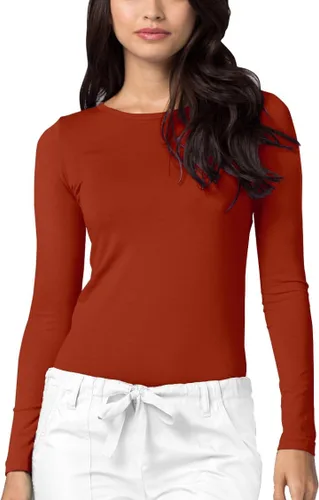 Vista 21 de Adar Underscrubs para Mujeres - Camiseta Underscrub de Manga Larga Comfort Aguamarina (Aquamarine)