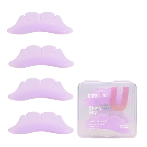Vista 14 de Curacoro Lash Lift Shields, 10 Pcs/5 Sizes Reusable Silicone Rods Deseo azul