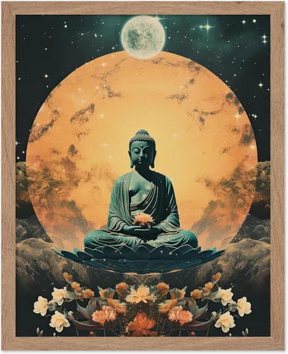 Vista 53 de Poster Master Póster OVNI – Impresión de mujer enmascarada – Arte extraterrestre – Arte surrealista – Arte de ciencia ficción – Regalo para hombres