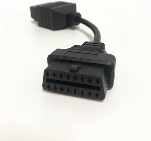Vista 5 de Cable adaptador de diagnóstico OBD2 OBD II de 20 pines a 16 pines compatible con Kia, herramienta de diagnóstico hembra, lector de código