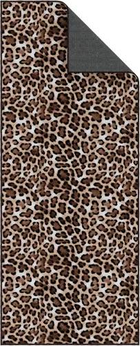 Vista 7 de Ottomanson Alfombra de pasillo lavable con estampado de guepardo 2x6