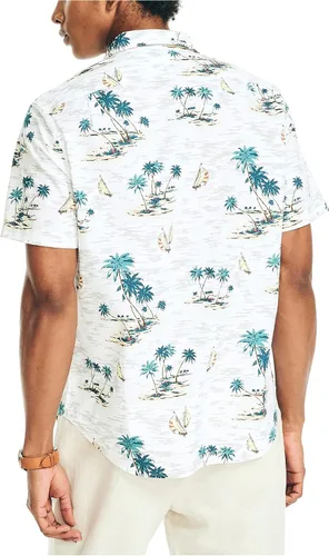 Vista 2 de Nautica Camisa de manga corta estampada para hombre de forma sostenible