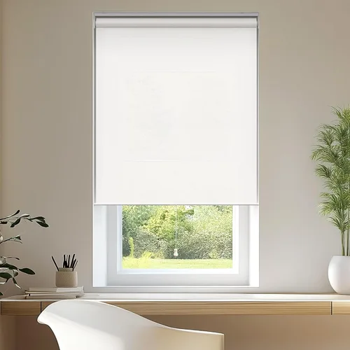 Vista 8 de CHICOLOGY Persianas enrollables, persianas sin cordón, cortinas para ventanas del hogar, persianas enrollables para ventanas, tratamientos