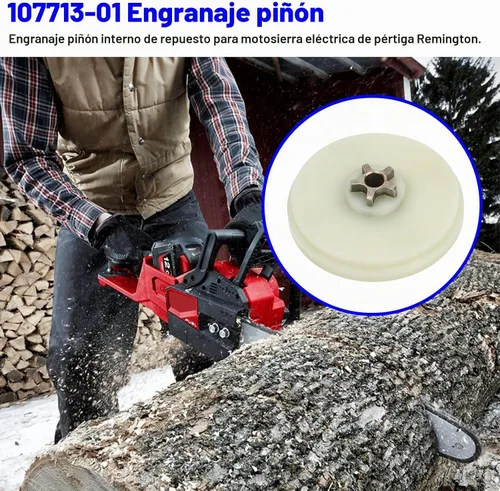 Vista 2 de 107713-01 piñón para motosierra eléctrica Remington (1)