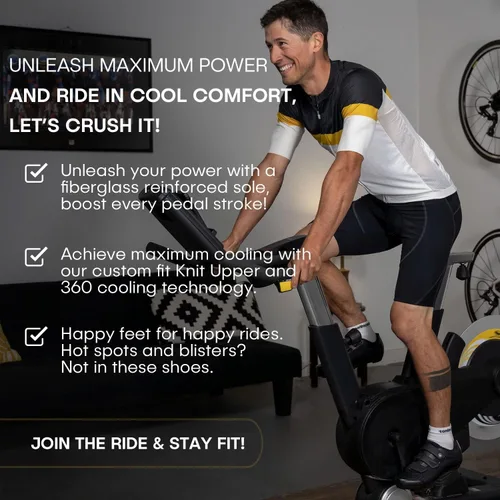 Vista 3 de Tommaso Strada Ready to Ride - Zapatos de ciclismo para hombre con aspecto Delta o SPD preinstalados, zapatos de bicicleta optimizados para hombres