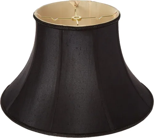 Vista 6 de Royal Designs Shallow Bell - Pantalla para lámpara (6.5 x 12 x 8.75 pulgadas), color blanco