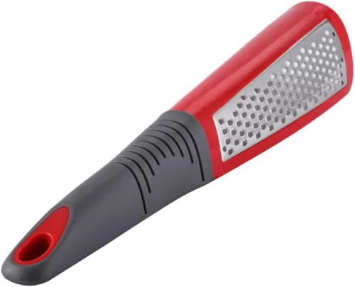 Vista 9 de Cortadora de queso de ajo de acero inoxidable aleatorio, acero inoxidable eficiente para cepillar vegetales, herramienta de cocina compacta fácil