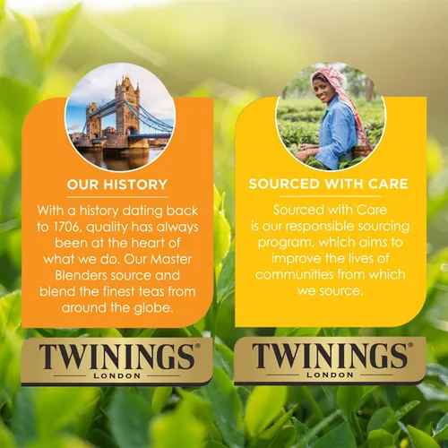 Vista 7 de Twinings World Tea, té Rooibos africano, 24-unidades K-Cups para cafeteras Keurig (Paquete de 2) Sabor natural, ligeramente dulce, naturalmente