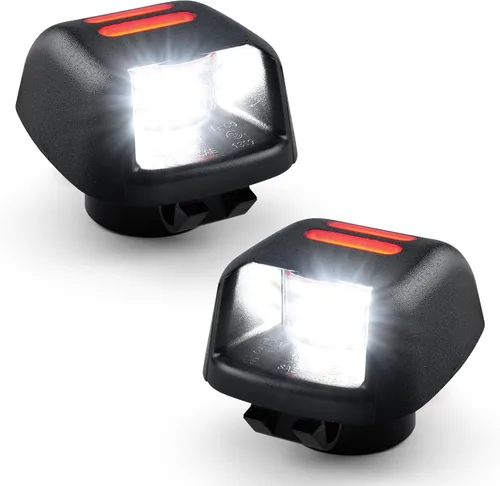 Vista 8 de litzland Conjunto de lámpara de luz LED para placa de matrícula compatible con Nissan Navara D40 Frontier 2007-2015 Armada 2008-2016 Lámparas LED