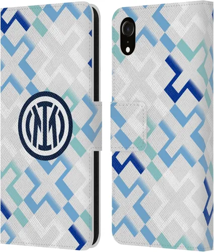 Vista 55 de Head Case Designs Officially Licensed Inter Milan Away 2025/26 Crest Kit Leather Wallet Case Compatible with Apple iPhone 11