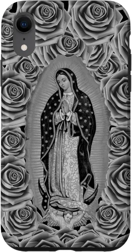 Vista 24 de Funda para iPhone 14 Pro Max Our Lady Virgen De Guadalupe Virgen María Floral