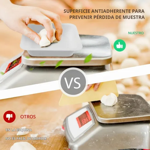 Vista 4 de Paquete de 10 botes de pesaje, bandejas de pesaje desechables antiestáticas para báscula, platos hexagonales de pesaje de laboratorio fáciles