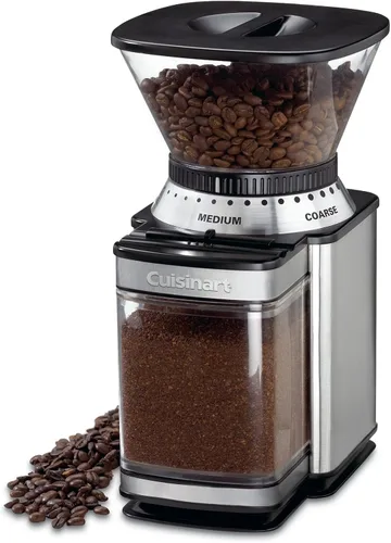 Vista 4 de Cuisinart DBM-8 Supreme Grind - Molinillo automático de fresas de acero inoxidable y cafetera DCC-3200P1 Perfectemp, 14 tazas Progammable con jarra